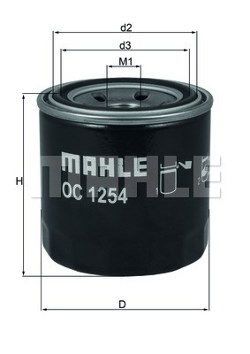 Oil Filter MAHLE OC1254