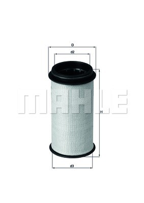 Filter, crankcase ventilation MAHLE SOX1