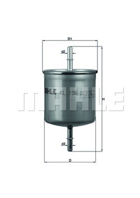 Fuel Filter MAHLE KL196
