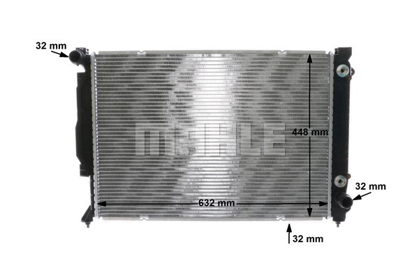 Radiator, engine cooling MAHLE CR1686000S 12