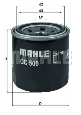 Oil Filter MAHLE OC500