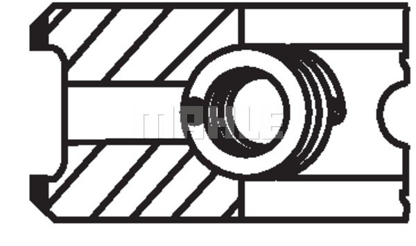 Piston Ring Kit MAHLE 013RS001140N0 3