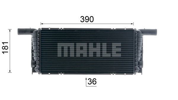 Radiator, engine cooling MAHLE CR1941000P 12