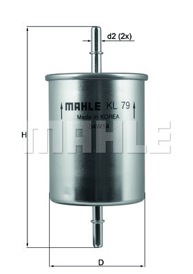 Fuel Filter MAHLE KL79