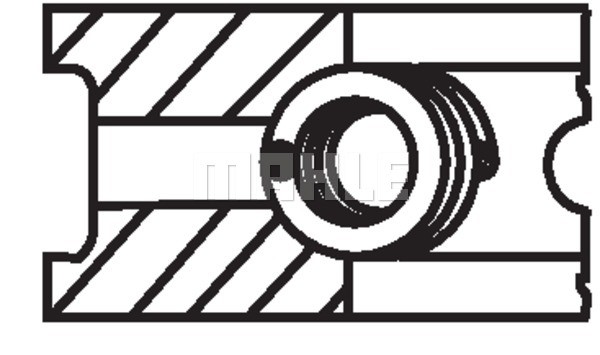 Piston Ring Kit MAHLE 03764N0 3