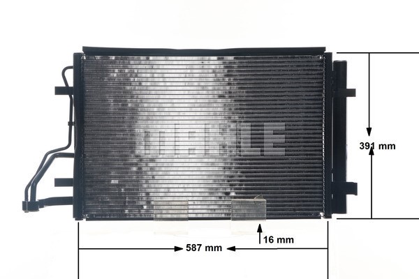 Condenser, air conditioning MAHLE AC697000S 12