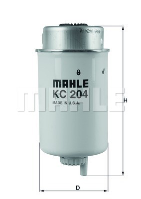 Fuel Filter MAHLE KC204
