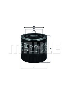 Oil Filter MAHLE OC290