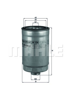 Fuel Filter MAHLE KC226