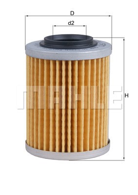 Oil Filter MAHLE OX970