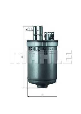 Fuel Filter MAHLE KL173