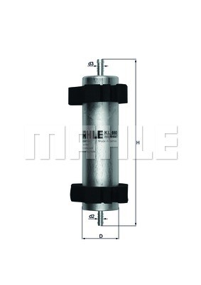 Fuel filter MAHLE KL660