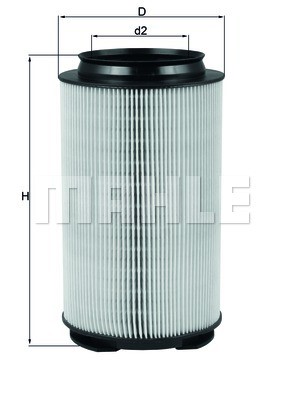 Air Filter MAHLE LX1628