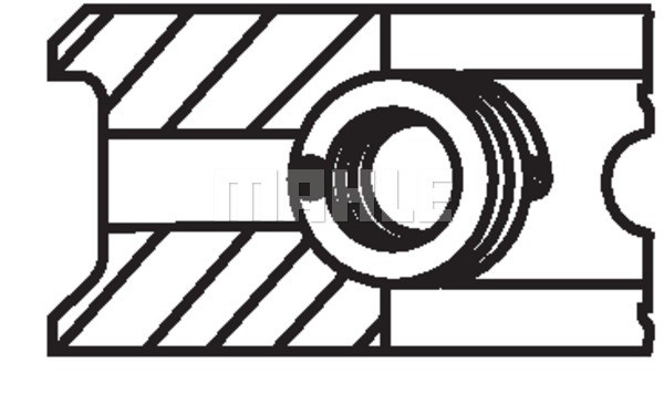 Piston Ring Kit MAHLE 00415N1 2