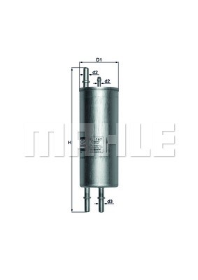 Fuel Filter MAHLE KL167