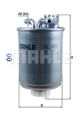 Fuel Filter MAHLE KL410D
