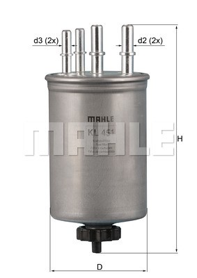 Fuel Filter MAHLE KL451
