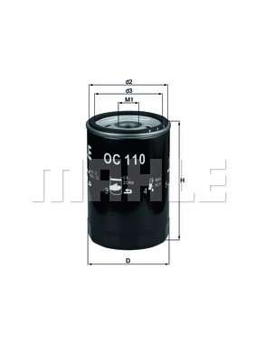 Oil Filter MAHLE OC110