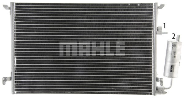 Condenser, air conditioning MAHLE AC859000P 2