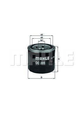 Oil Filter MAHLE OC205