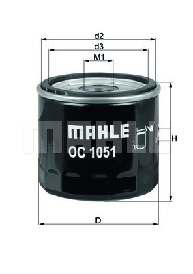 Oil Filter MAHLE OC1051