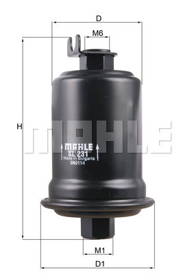 Fuel filter MAHLE KL231