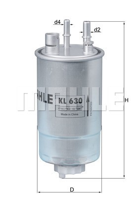 Fuel Filter MAHLE KL630