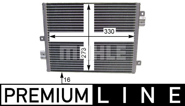 Condenser, air conditioning MAHLE AC354000P