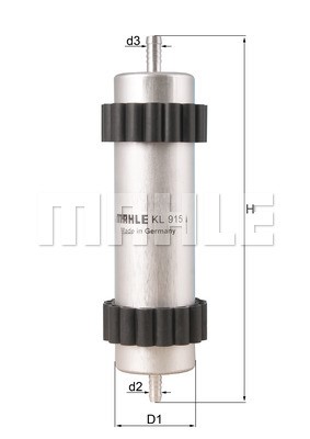 Fuel Filter MAHLE KL915