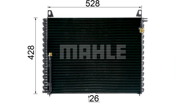 Condenser, air conditioning MAHLE AC656000P 12