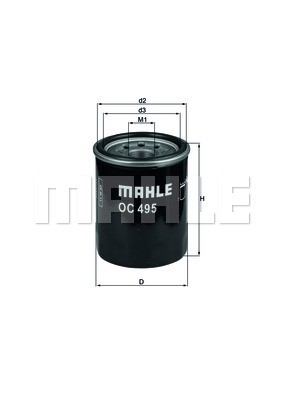 Oil Filter MAHLE OC495