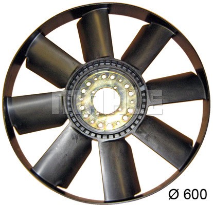 Fan Wheel, engine cooling MAHLE CFW43000P 2