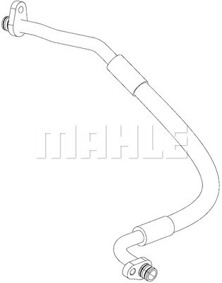 High Pressure Line, air conditioning MAHLE AP134000P 2