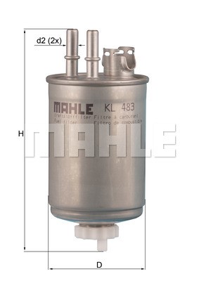 Fuel Filter MAHLE KL483