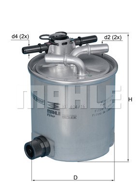 Fuel Filter MAHLE KL404/16