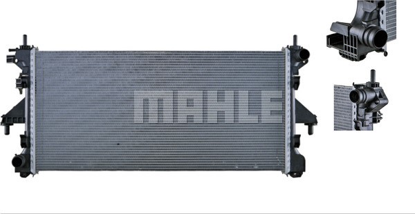 Radiator, engine cooling MAHLE CR886000P