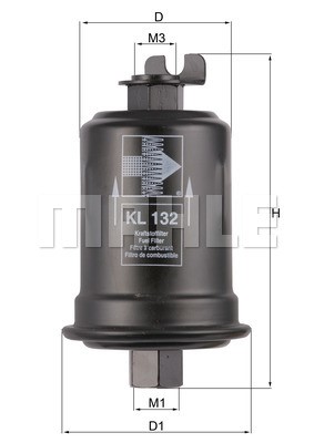 Fuel Filter MAHLE KL132