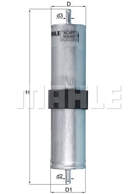 Fuel Filter MAHLE KL477