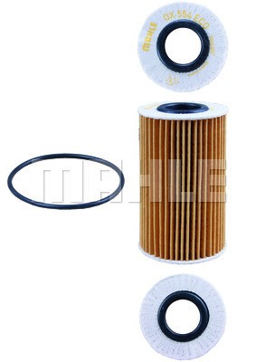 Oil Filter MAHLE OX554D1 2