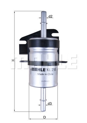 Fuel Filter MAHLE KL238