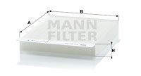 Filter, interior air MANN-FILTER CU2143