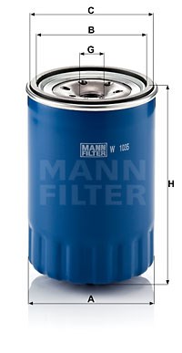 Oil Filter MANN-FILTER W1035