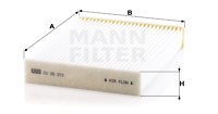 Filter, interior air MANN-FILTER CU25012
