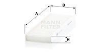 Filter, interior air MANN-FILTER CU240122