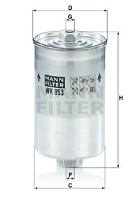 Fuel Filter MANN-FILTER WK853