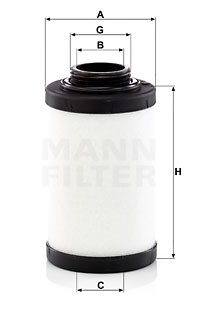 Filter, compressed air system MANN-FILTER LE4022