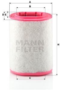 Air Filter MANN-FILTER C18161