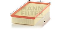 Air Filter MANN-FILTER C39002