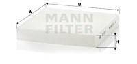 Filter, interior air MANN-FILTER CU2253