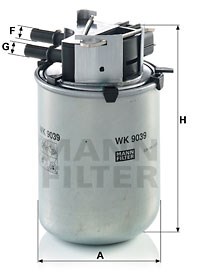 Fuel Filter MANN-FILTER WK9039